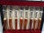 Taylor Witness Sheffield 16pc Stainless Steak Knife Fork Set, Stag Wood With Case For Sale - Image 11 of 12