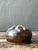 Coffee Vintage Drip Glaze Ceramic Vessel For Sale - Image 8 of 12