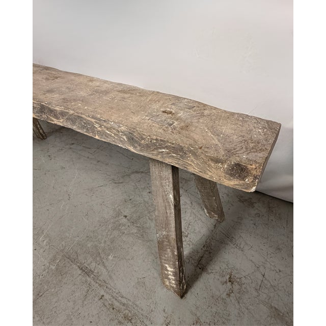 1920s Large Rustic Pig Bench Console, 1920s For Sale - Image 5 of 8