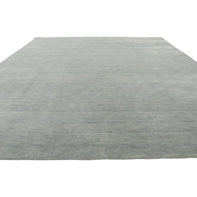 Contemporary Gray Area Rug With Modern Style - 08'01 X 10'00 For Sale - Image 3 of 9