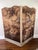 Beautiful vintage tapestry folding screen or room divider. This is a great piece with beautiful patina and color. The true...