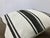 Vintage Traditional Turkish Hand Woven White and Black Kilim Pillow Cover For Sale - Image 4 of 6