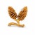 Vintage 14k Yellow Gold Textured Pinecone Diamond Brooch Pin For Sale In New York - Image 6 of 8