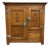 Antique Large Size American Oak and Metal Ice Box Chest Cabinet For Sale