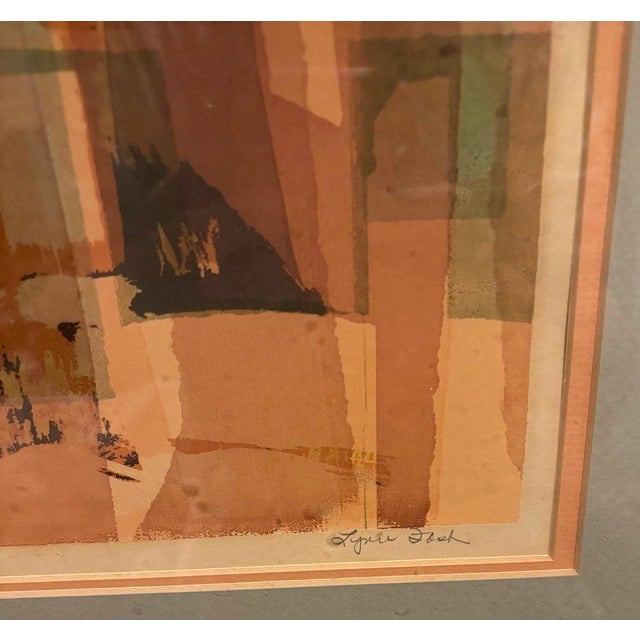 1970s Lynn Fash Mexican Village Painting For Sale - Image 4 of 4