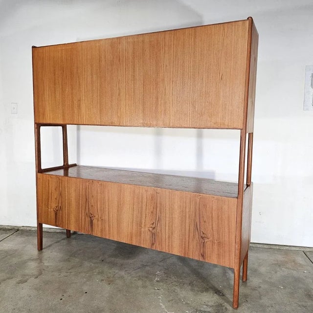1960s Hans J. Wegner for Ry Mobler Teak Credenza / Hutch For Sale - Image 10 of 12