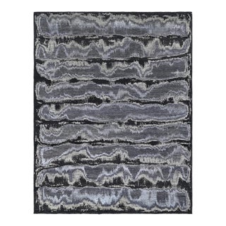 Hand Knotted Borderless Modern Design Rug. 11'09" X 14'11" For Sale