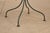 Metal Wrought Iron Vintage Round Patio Table And Four Chairs Set For Sale - Image 7 of 18