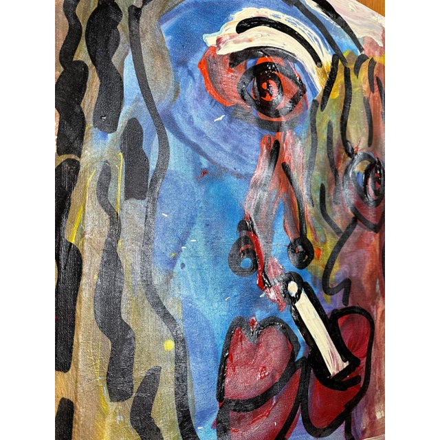 Peter Keil Titled Peter Keil Painting, 1989 For Sale - Image 4 of 5