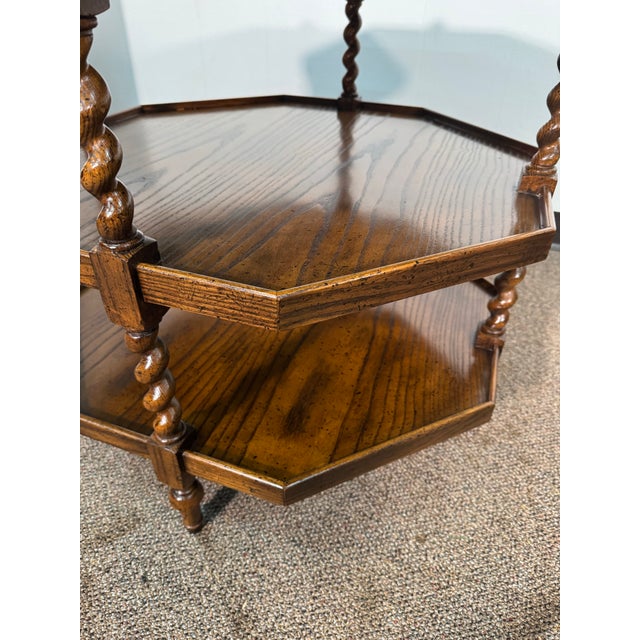 Mediterranean Baker Octagon Stand For Sale - Image 3 of 12