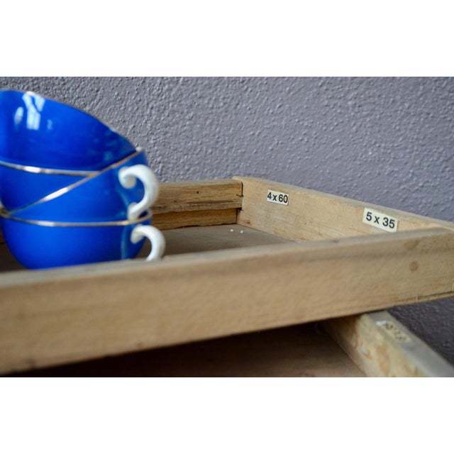 Antique Workshop Drawer Tray, 1950s For Sale - Image 4 of 11