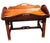 Baker Furniture Company Classic Baker Brass Hardware Chippendale Butler's Tray Coffee Table With Hinged Drop-Down Leaves For Sale - Image 4 of 8