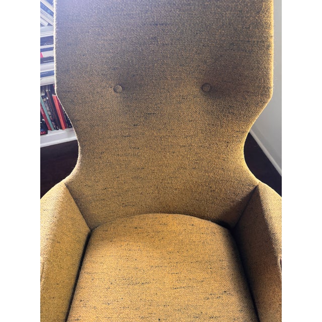 Adrian Pearsall 1960s Attributed to Adrian Pearsall for Craft Associates 2056-C Highback Lounge Chair For Sale - Image 4 of 8