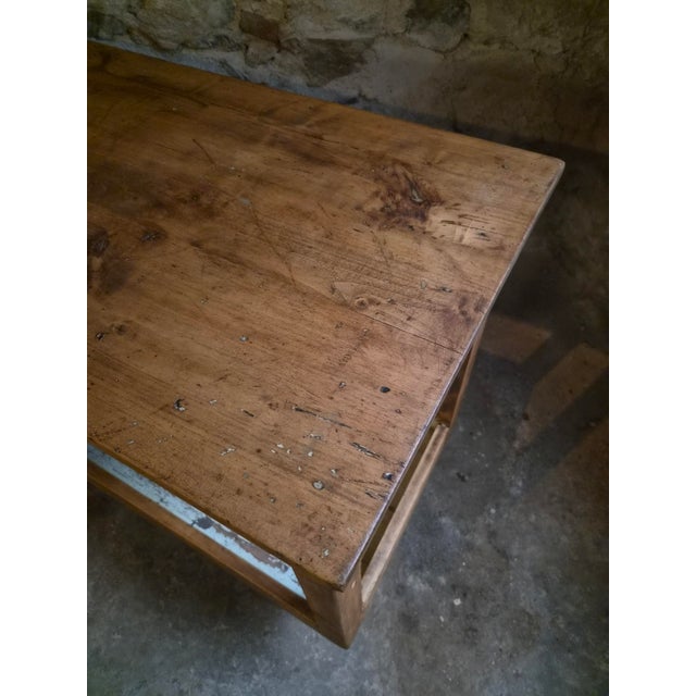 Antique French Draper's Table, 1920s For Sale - Image 16 of 18
