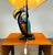 Porcelain Toucan Bird Lamp by Manifattura Artistica, Italy Circa 1989 For Sale - Image 13 of 16