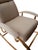Rocking Chair in Brass and Fabric by Guido Faleschini, 1970s For Sale - Image 9 of 15