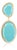 Vintage 12.2 Carat Turquoise Diamond Halo Bohemian Statement Pendant in 14k Gold For Sale