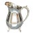 Vintage Italian Silverplate Water Pitcher With Ice Guard For Sale