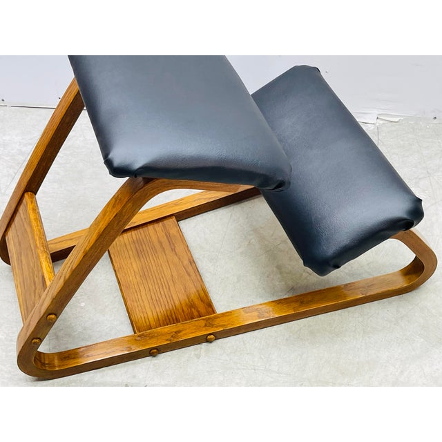 Vintage Ergonomic Kneeling Office Bentwood Chair Chairish