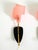 Metal Mid-Century Modern Wall Lamps with Pink Acrylic Glass Shades, 1950s, Set of 2 For Sale - Image 7 of 18