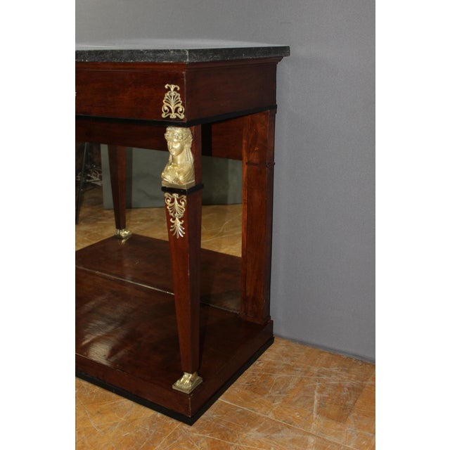 Antique Mahogany Console Table, 1800s For Sale - Image 4 of 15