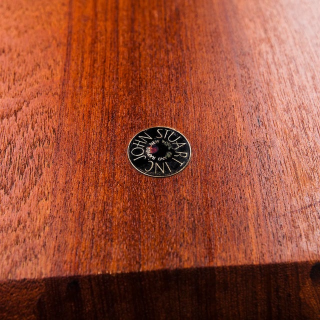 1950s Restored Danish Modern Teak Side Table by Hvidt & Molgaard-Nielsen For Sale - Image 9 of 12