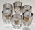 Transparent Vintage Silver Fade 1970 Dorothy Thorpe Style Ombre Metallic Color Wine Glass Stemware- Set of 6 For Sale - Image 8 of 12