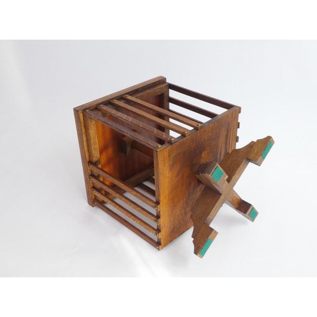 Small Victorian Revolving English Bookcase For Sale - Image 3 of 10