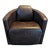 Restoration Hardware Leather Rocket Club Chair Aviator Collection For Sale