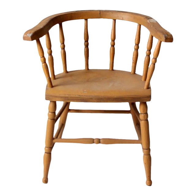 Antique Captains Chair For Sale