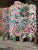 Mid-Century Modern Original 1950s MCM Hand Painted Flamingo Tropical 5 Panel Carved Wood Room Divider For Sale - Image 3 of 14