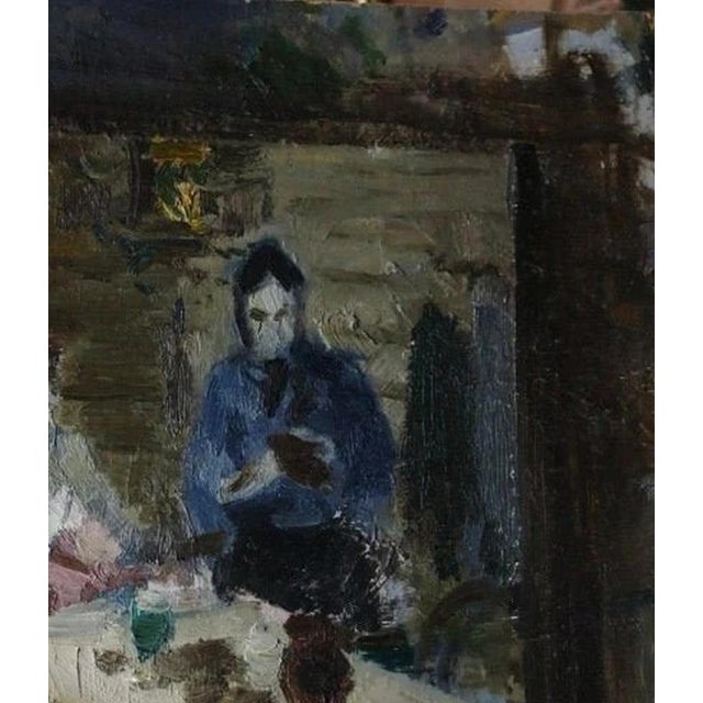 1986 Ukrainian National Costume Portrait, Soviet Oil Painting on ...