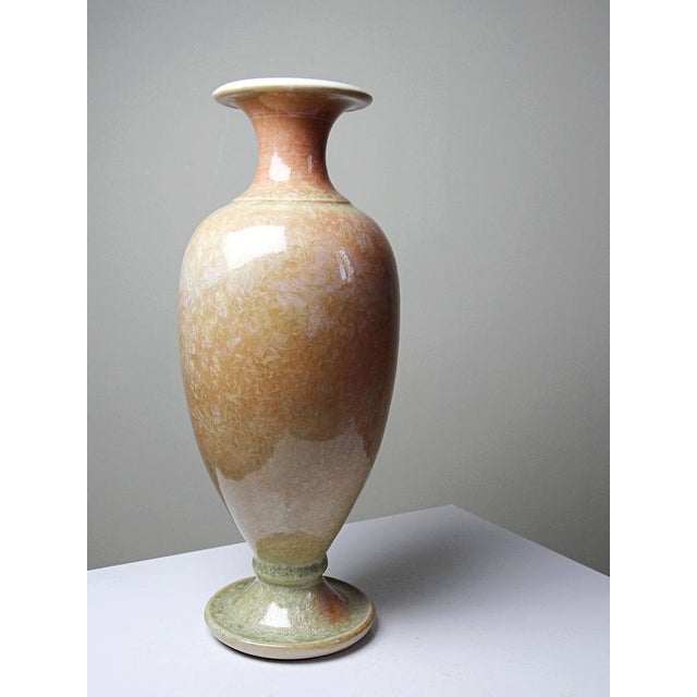 Baluster Vase in Crystalline Glazed Ceramic by Bernard Guipouy for Atelier Du Bol Doré, 1970s For Sale - Image 3 of 13