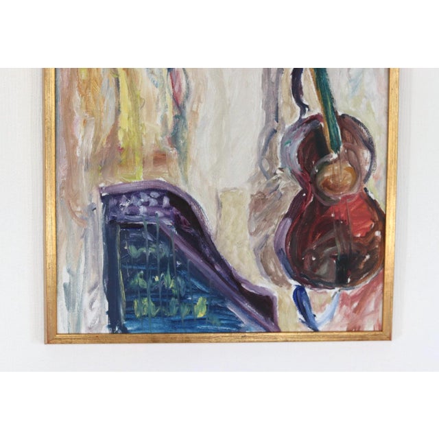Leif Larsson, Violin, 1972, Oil on Canvas, Framed For Sale - Image 13 of 18