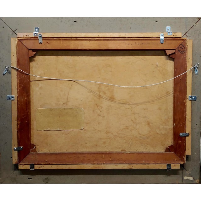 Max Michel Agostini - Still Life Centerpiece of Fruits -Oil Painting For Sale - Image 9 of 10