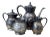 Antique Victorian Silver Plate Tea Service - Set of Four For Sale