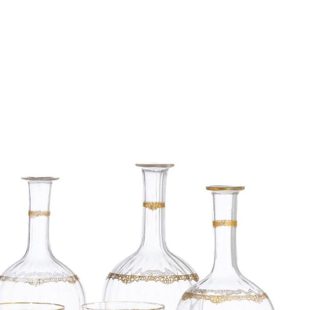 Glass and Crystal Glassware Service, Set of 57 For Sale - Image 4 of 6