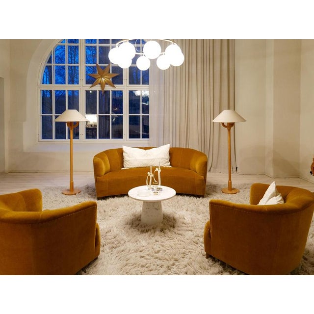 Floor lamps manufactured in Sweden. It’s made in solid pine. These ones with organically sculptured pine that gives a...