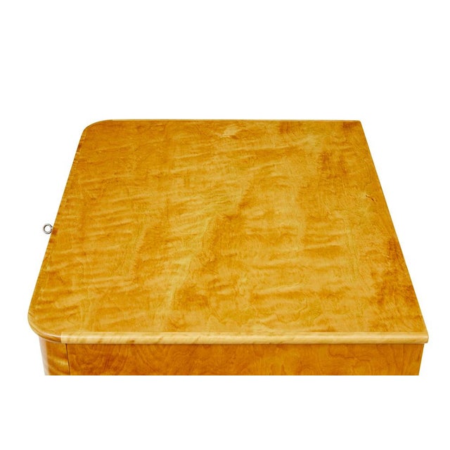 Mid-Century Modern Swedish Birch Chest of Drawers from Bodafors, 1940 For Sale - Image 9 of 11