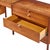 Brown Florence Knoll for Knoll Mid Century Walnut 3-Piece Vanity Set For Sale - Image 8 of 15