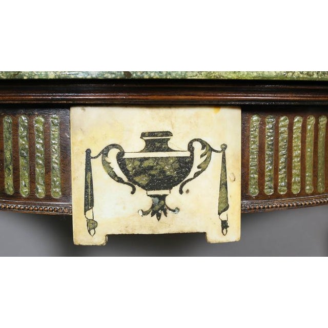 Early 19th Century Irish Neoclassic Marble Mounted Console Table For Sale - Image 5 of 9