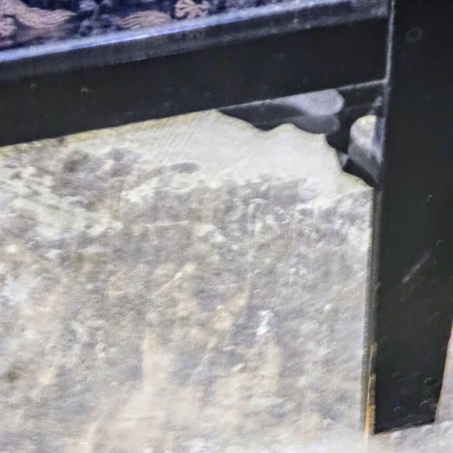 Mid Century Chinoiserie Black Dragon Screen For Sale In New York - Image 6 of 9