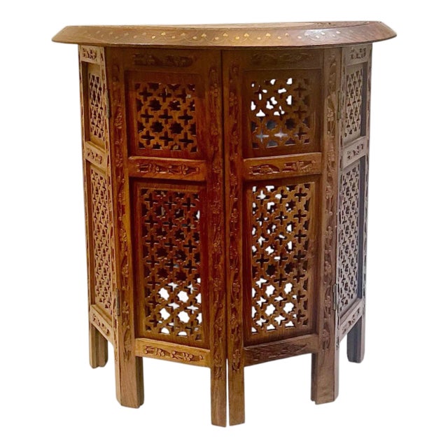 Turn of the Century Ottoman Style Side Table For Sale