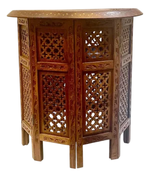 Turn of the Century Ottoman Style Side Table