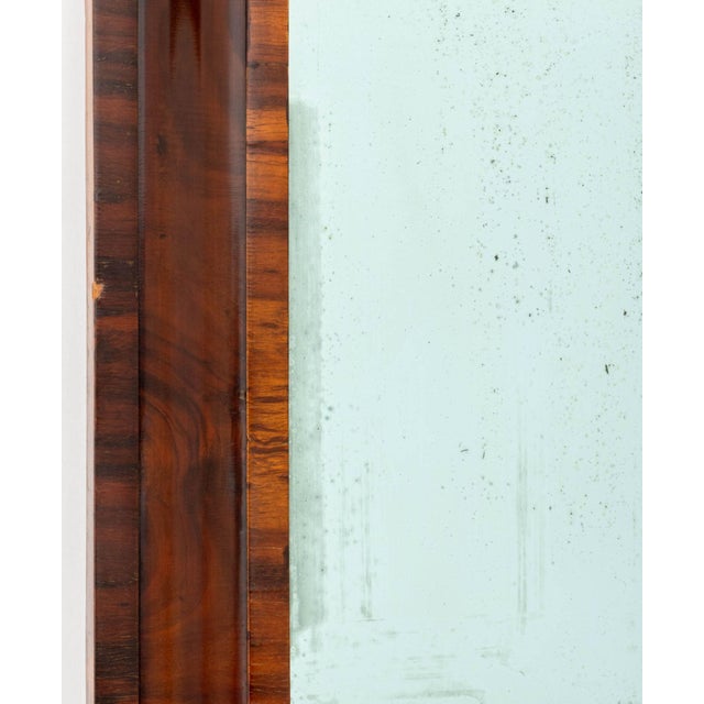 American Flame Mahogany Framed Mirror, Circa 1900 For Sale - Image 4 of 7