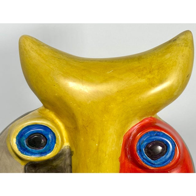 MCM Cubist Stone Sculpture Bust for your consideration. The sculpture is large, measuring approx. 15 1/4 inches tall, 8...