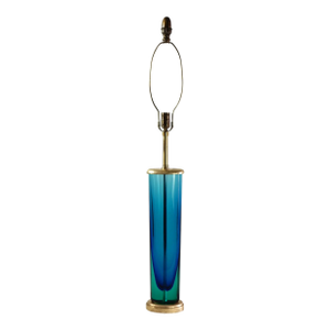 Flavio Poli Seguso Murano Sommerso Art Glass Lamp