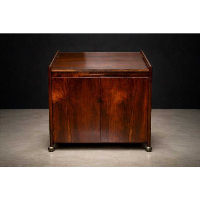 Bar Cart in Brazilian Rosewood (Jacarandá) by Sergio Rodrigues Brazil, 1960s For Sale - Image 14 of 14