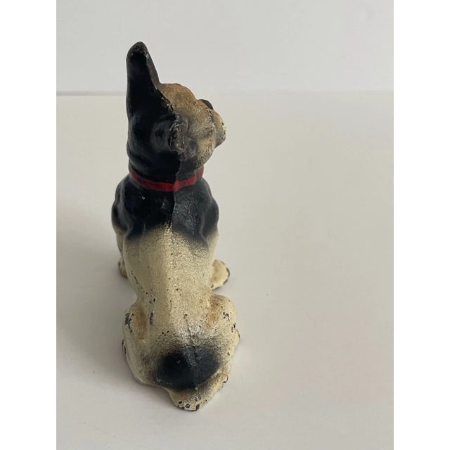 Early 20th Century Antique Hubley French Bulldog Dog For Sale - Image 5 of 10
