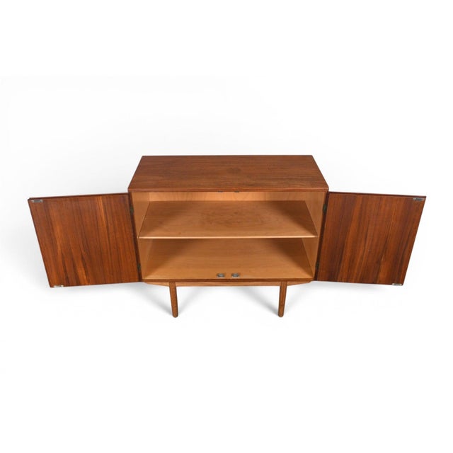 Mid 20th Century Mid 20th Century Børge Mogensen Teak + Oak Cupboard / Credenza For Sale - Image 5 of 6